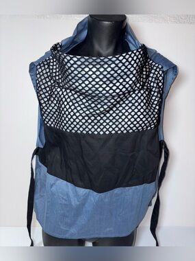 Art Point Vienna Mesh Overlay Open-Back Tunic